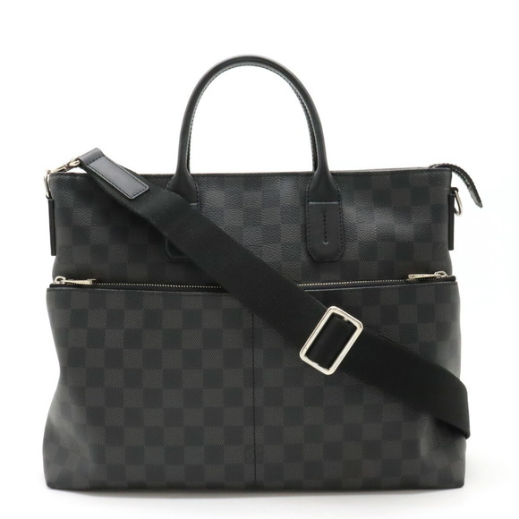 Louis Vuitton Document Graphite Bag Black Damier Briefcase - Picture 1 of 9